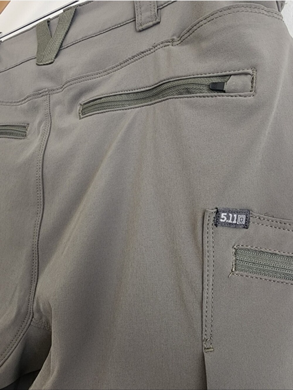 5.11 Tactical Trail Cargo Pants Mens 34x34 Slim Fit Green Hiking Outdoor Gear - Picture 10 of 14